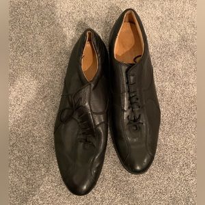 Mercanti Fiorentini Men’s Black Leather Oxfords - size 11